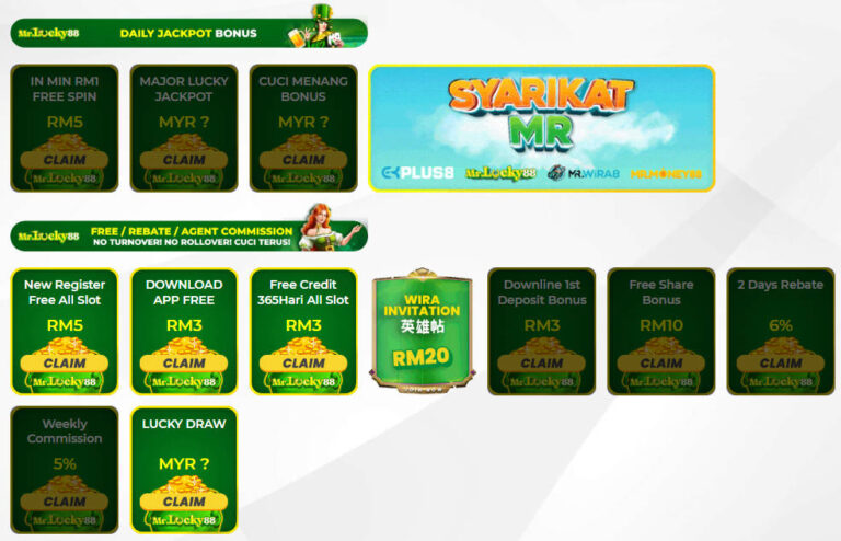 MrLucky88 - Daily Jackpot Bonus (Dekstop) - mrlucky88a
