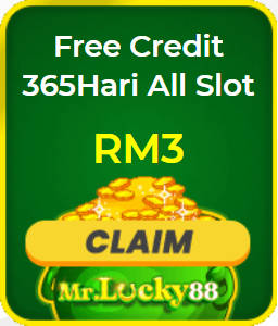 MrLucky88 Free Credit 365 - Promotion Banner