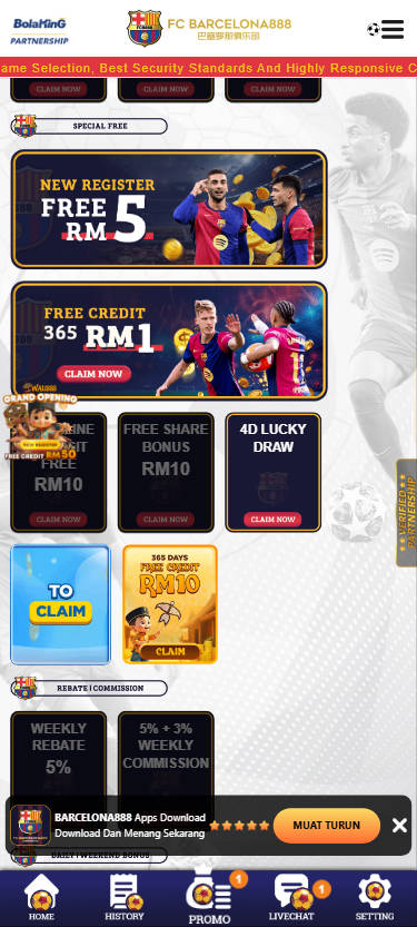 Barcelona888 - Promotion - mrlucky88a